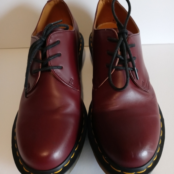 Dr. Martens Shoes - Doc Martens. Dark red almost maroon.